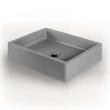 Newterra Handmade Rectangular Vessel Bathroom Sink