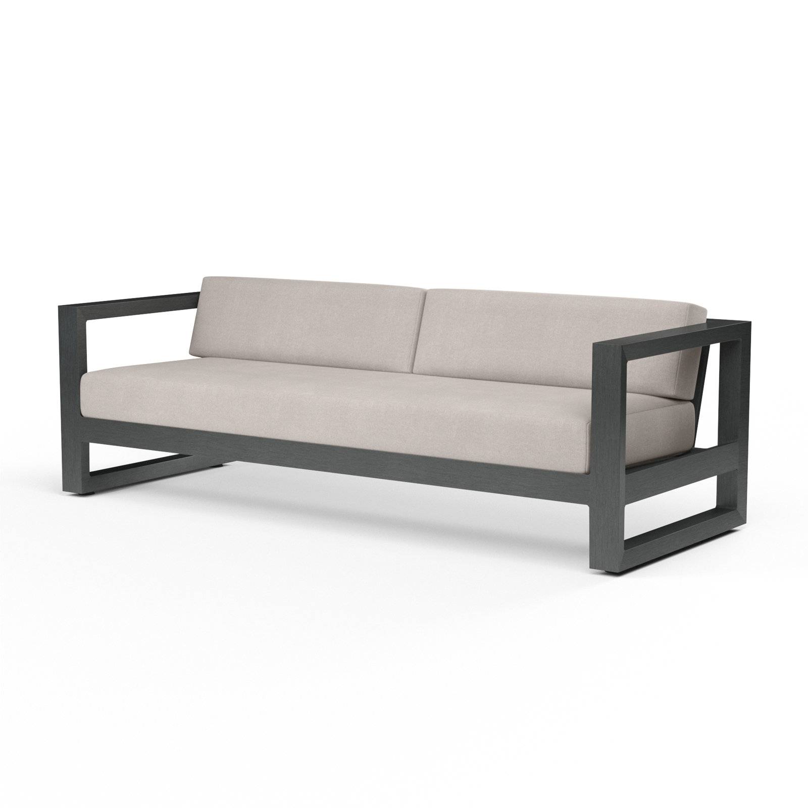 Georgie 90" Sunbrella® Patio Loveseat, 2, Canvas Natural Sunbrella® Canvas