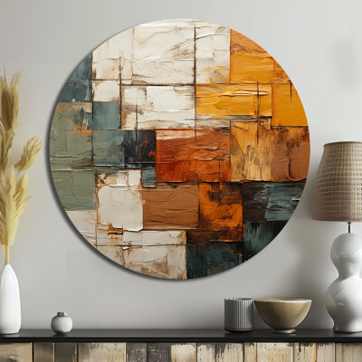 Chiseko - Abstract Round Metal Art
