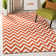 Mars Chevron Wool Hand Woven Area Rug