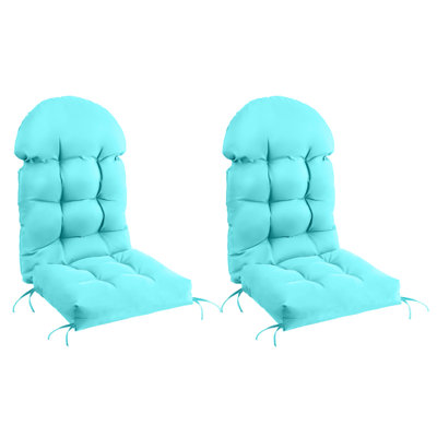 2 PCS Outdoor Adirondack Chair Seat and Back Cushion