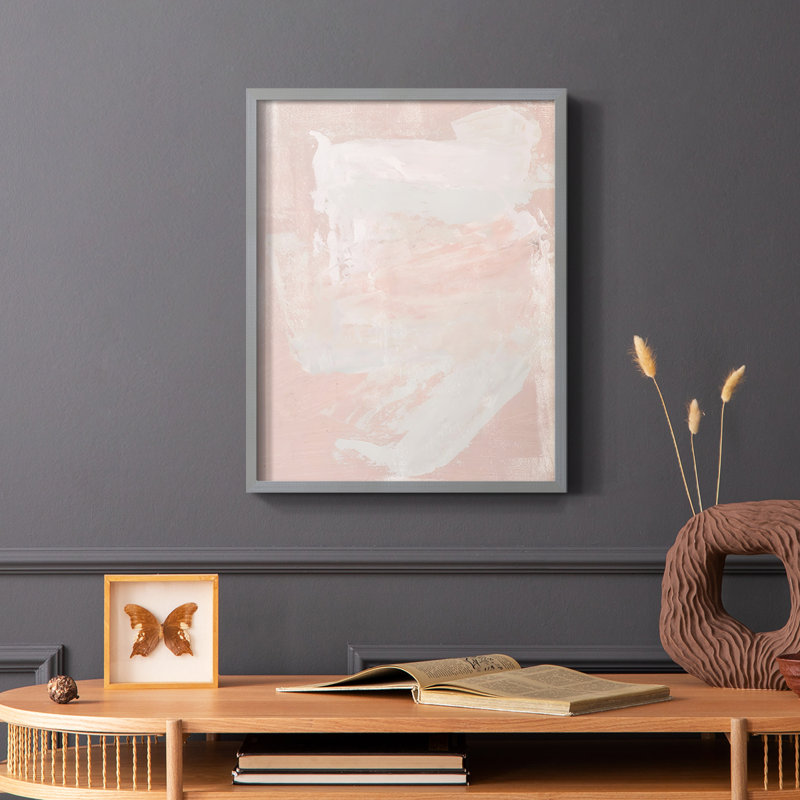 «Hazy Summer II», reproduction encadrée - bois massif, Gris, H 10 po x l 8 po