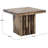 Pristina Tall Square Marble Accent Table-110742260-125309700