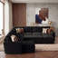 Canapé-lit modulaire rembourré avec rangement Hoelscher-131563183