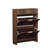 2-Drawer 2-Tip-Down Drawer Slatted Shoe Cabinet-1644791382