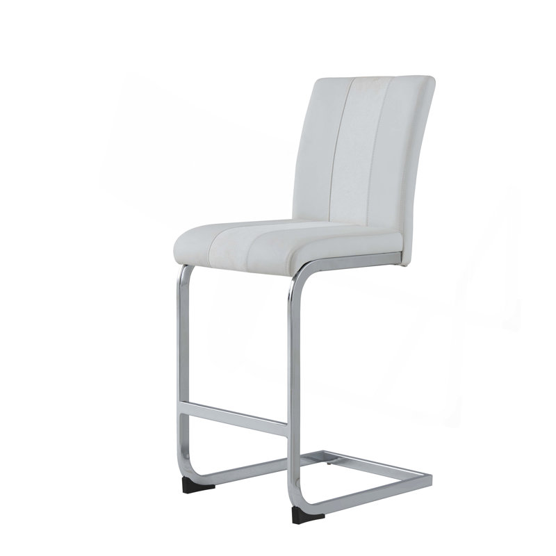 TABOURETS DE LIT BLANC ALTIS (ENSEMBLE DE 4)