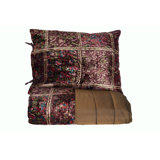 Cheta Traditional Silk Paisley Comforter Set