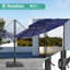 11Ft Double Top Cantilever Umbrella with Base-672021978
