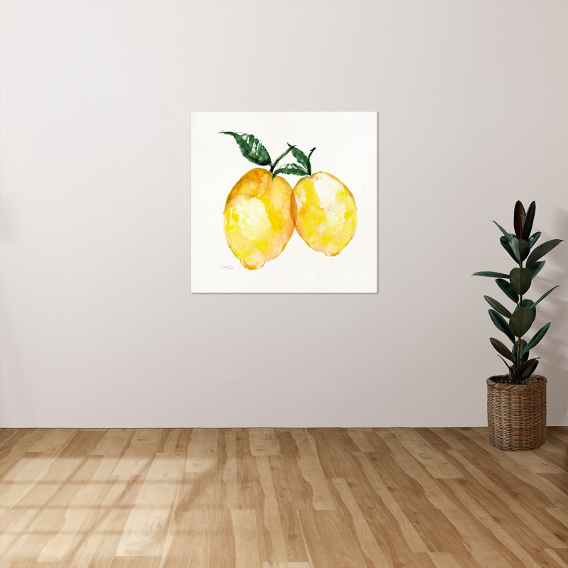 "Fresh Lemons II" par Stella Chang, reproduction sur toile
