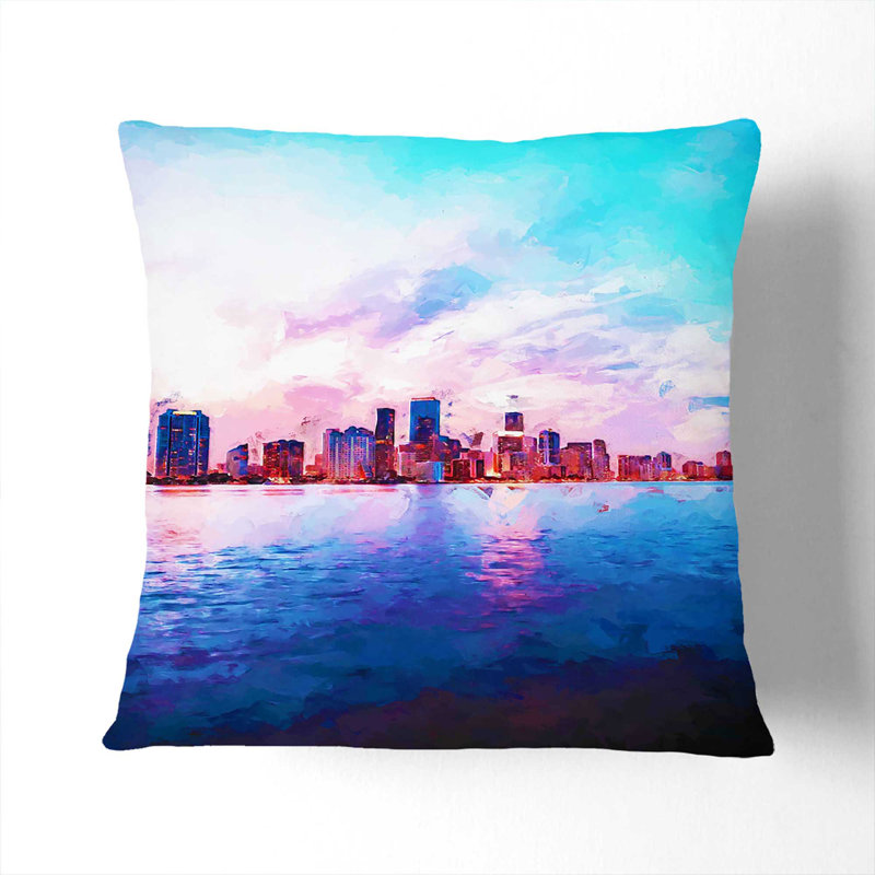 Square Cushion, 55cm H x 55cm W x 20cm D, Black