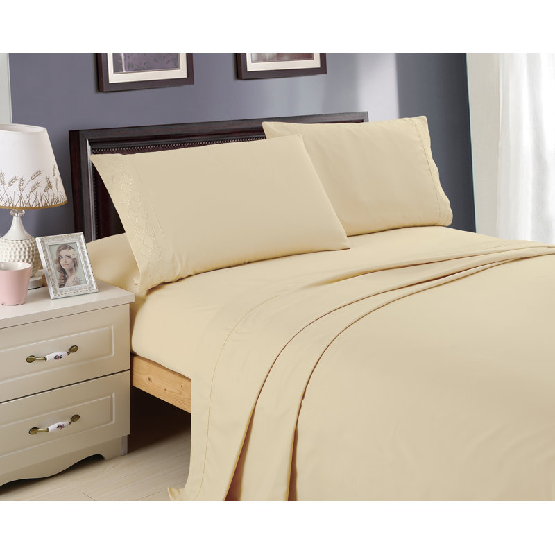 Ensemble de draps , Taupe, Double