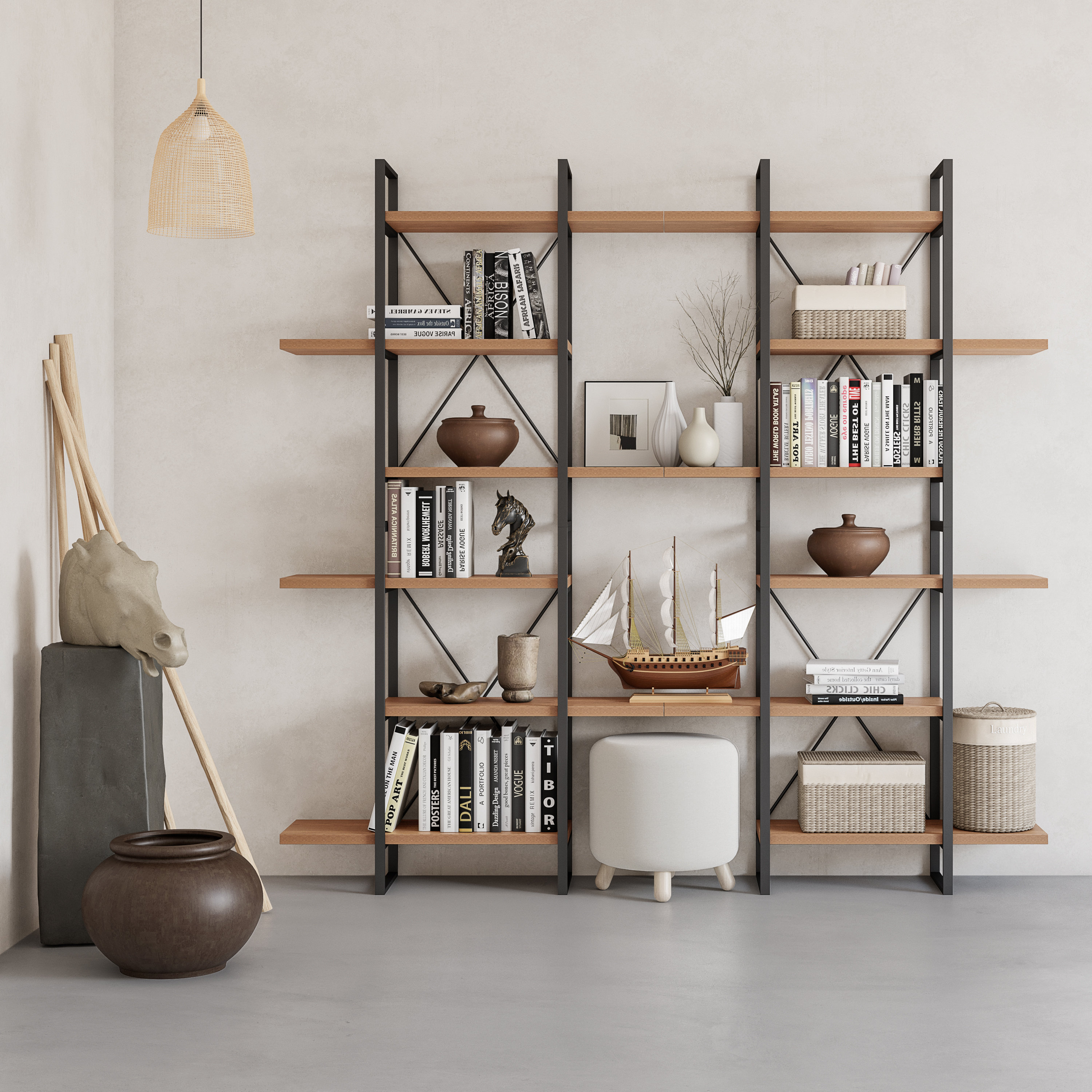 17 Stories Starlah Etagere Bookcase | Wayfair