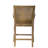 Counter Stool With Solid Wood Frame And Cane Back Design Upholstery