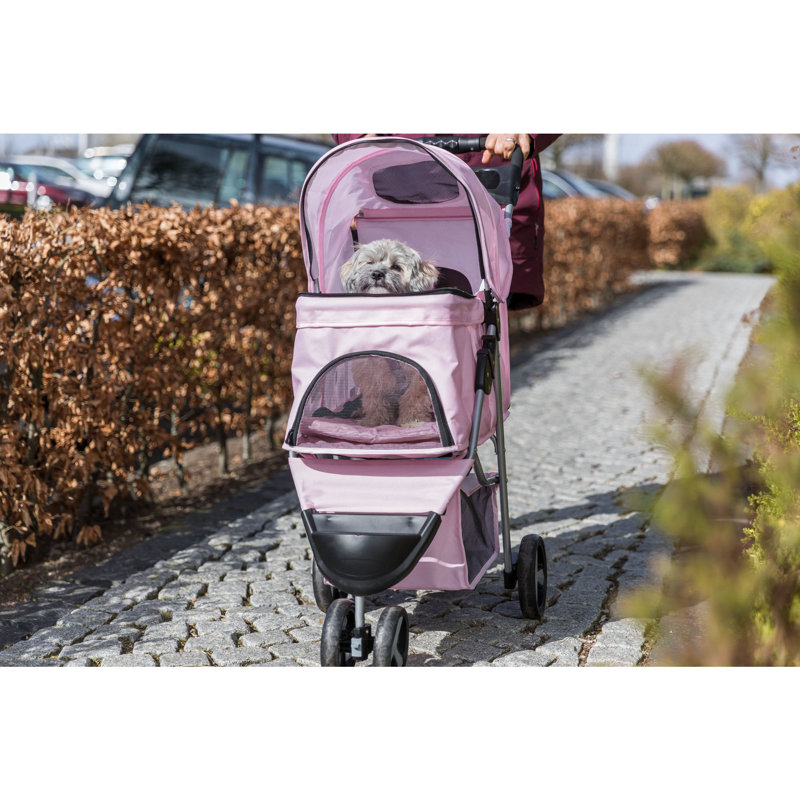 TRIXIE Dog Stroller for Small Dogs and Cats, Lightweight and