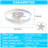 19.7 Inches Fan Light RGB Colour Lights Three Colour Temperature 6-Speed Adjustable Wind Power Positive And Negative Rotation