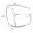 Andrean Upholstered Swivel Barrel Chair-74742929