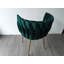 Ensemble de 2 chaises de salle à manger en velours Modern