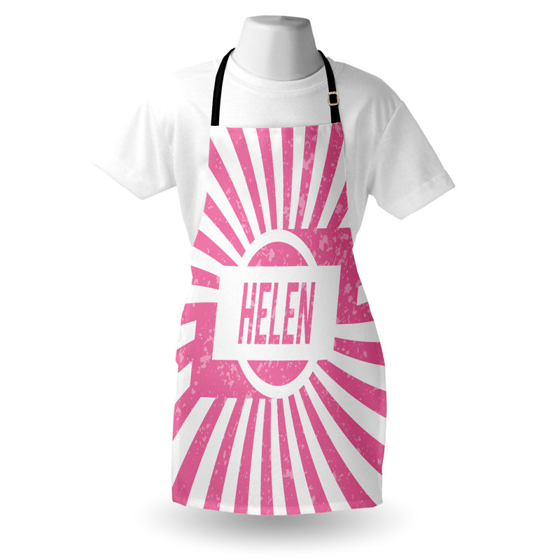 No Pattern Bib Apron