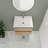 24.47'' Single Bathroom Vanity with Ceramic Top