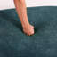 Repose-pieds carré à compression Caras bleu sans assemblage requis-109241973