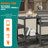 HDPE Tall Adirondack Chair Set with Removable Double Trays (Set of 2)-1872637313