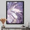 Mauve liquide Art Ripples - art mural moderne sur toile