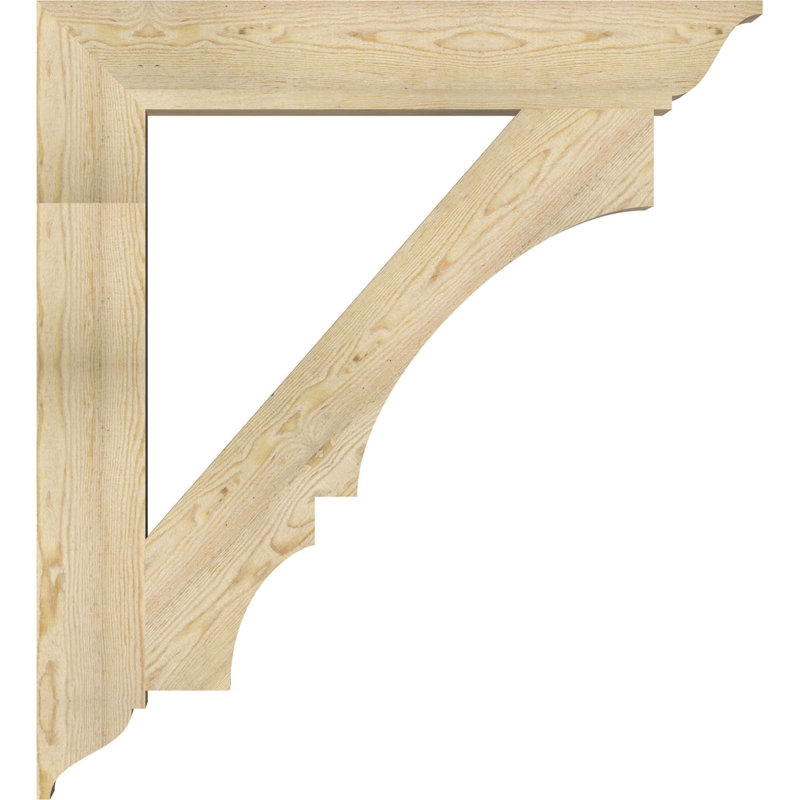 Support de sciage grossier traditionnel l 6 po x P 40 po x H 44 po, sapin Douglas, Sapin Douglas scié brut