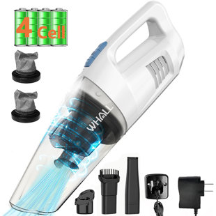 Whall Cordless Handheld Vacuum, Wet/dry Cleaner With 8500pa Suction, Led Light, Lightweight/portable