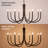 8-Light Dimmable 44"W Oversized Chandelier