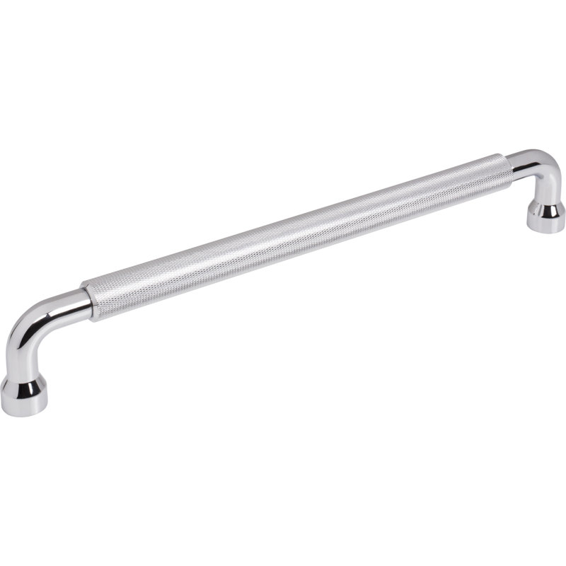 Garrison Appliance Pull, Polished Chrome, 12" Center To Center