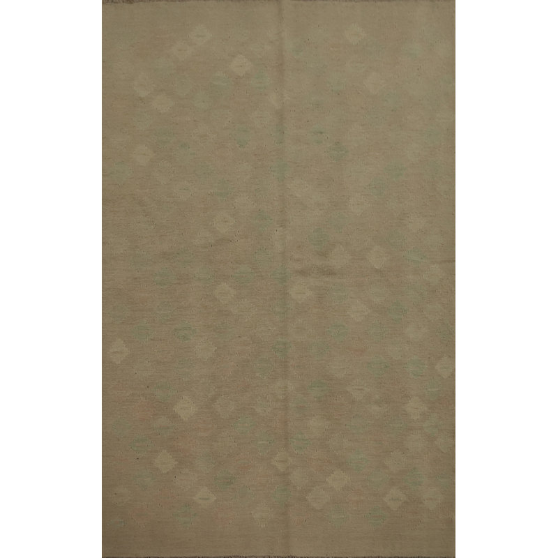 Tapis kilim en laine tissé à la main 5 x 6