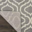 Tapis géométrique gris / ivoire Kardinya-1320988745