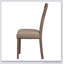 Ensemble de 2 chaises d'appoint à dossier ouvert beige et érable