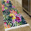 Tapis de couloir de cuisine en coton infroissable à tissage plat