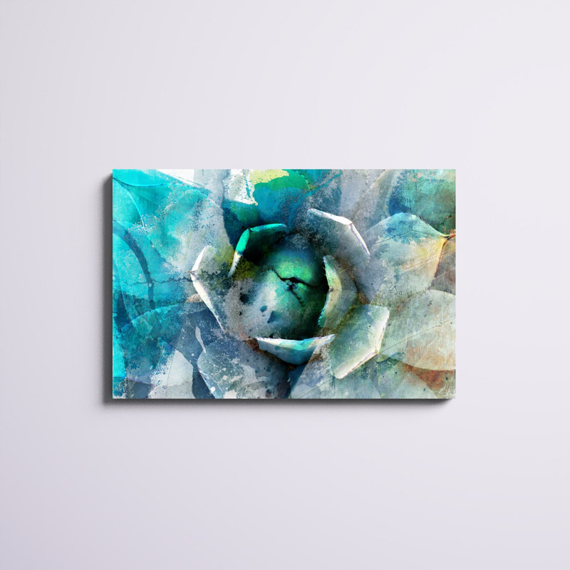 «Agave Abstract I», impression sur toile, H 24 po x l 36 po