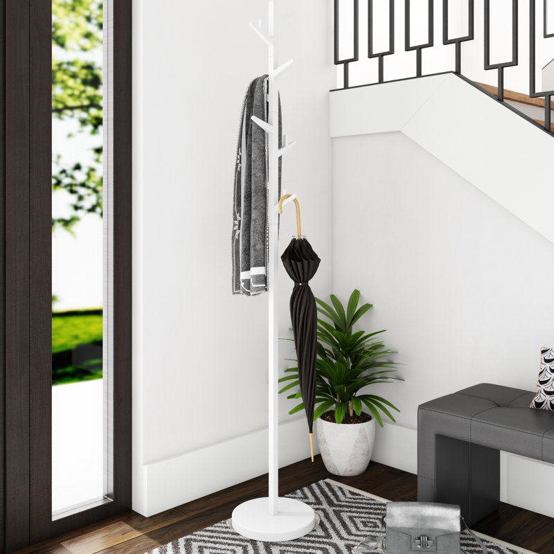 Porte-manteau en branches, Blanc