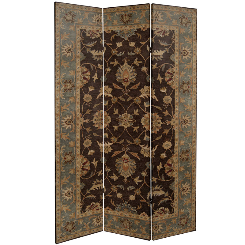 47.25'' 3 - Panel Folding Room Divider, Victorian