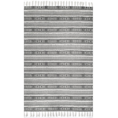Nunez Cotton Striped Indoor Rug