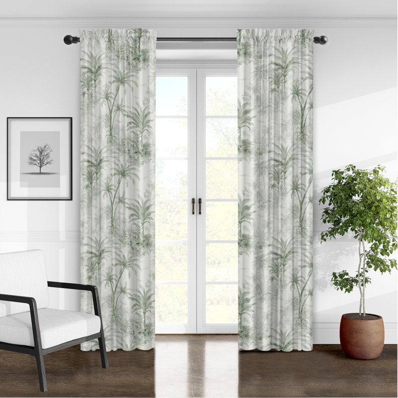 Palmora Toile, 50" W x 132" L, Sweet Grass