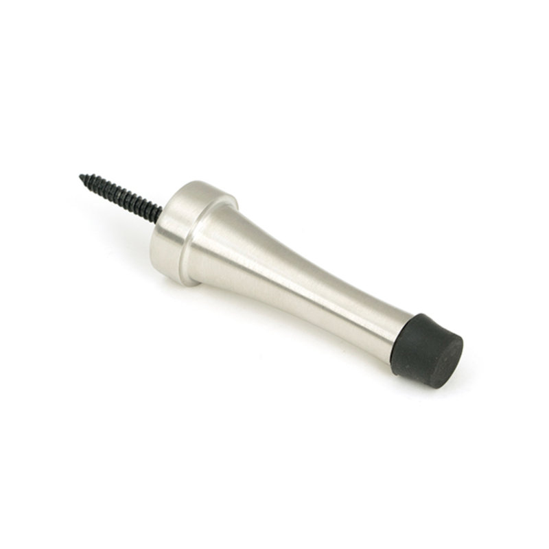 Stainless Steel Wall Fixed Door Stop, Satin Marine