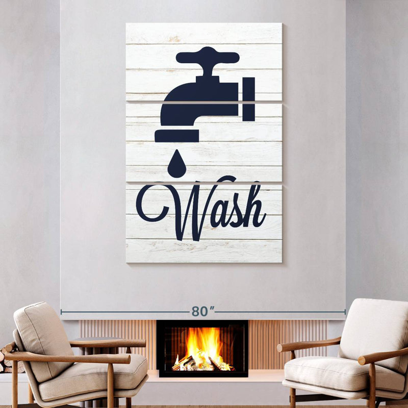 Tergel Laundry Wash I, 74" H x 48" W