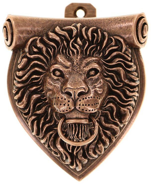 Sforza Door Knocker, Antique Copper