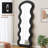 Wave Design Full-Length Floor Accent Mirror - Hanging/Leaning Use For Bedroom/Living Room-1157876463