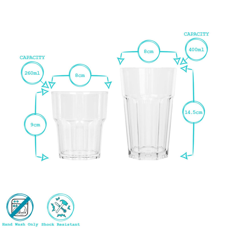 260ml Glass Set