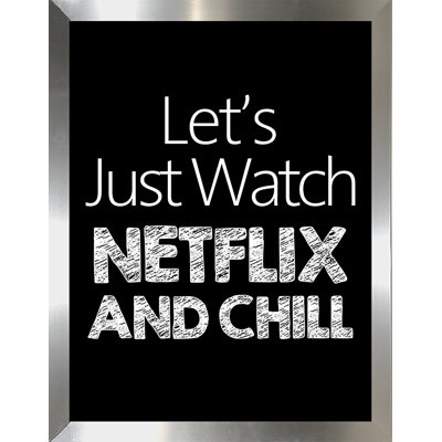 « netflix », art textuel encadré