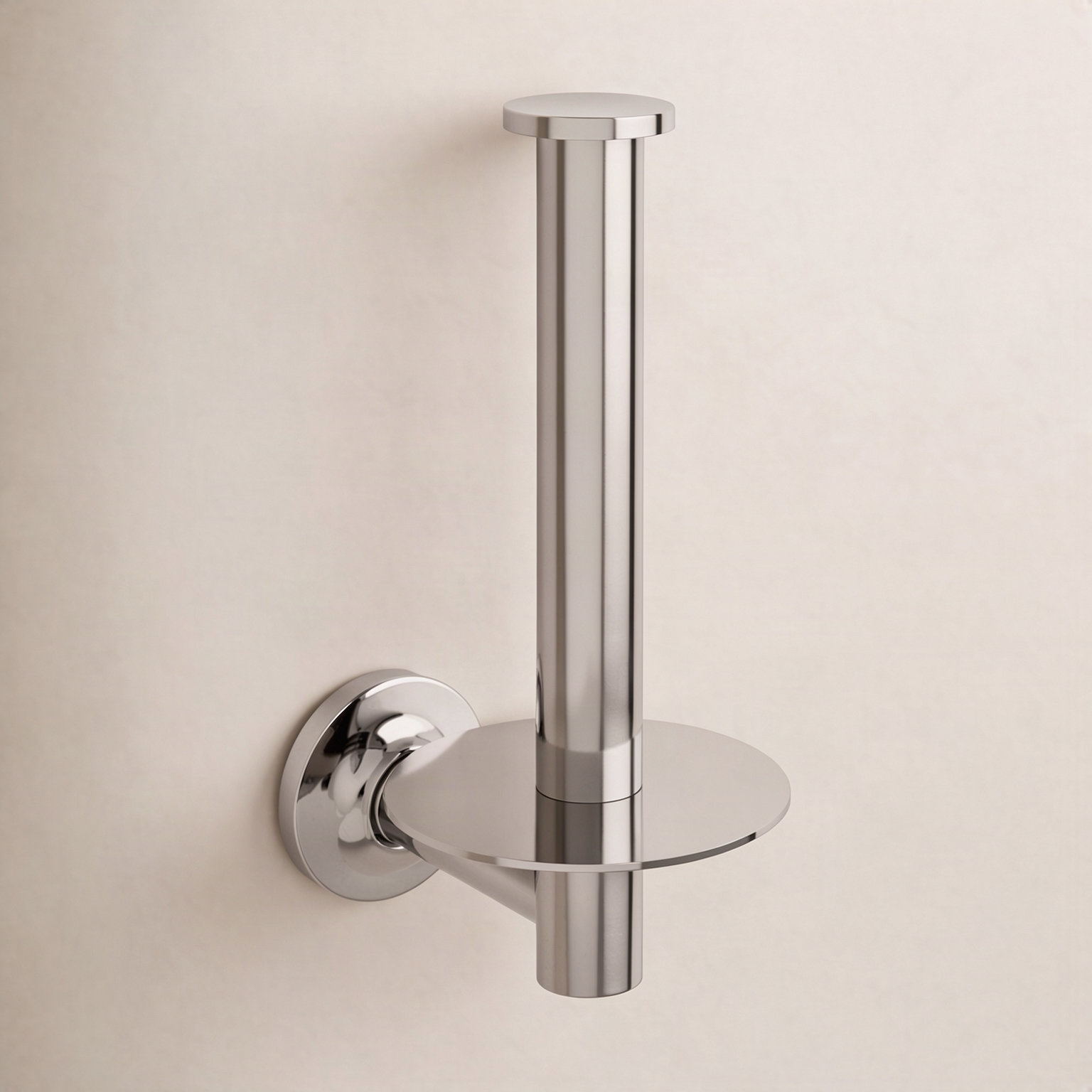 Purist Vertical Toilet Paper Holder, Vibrant Titanium