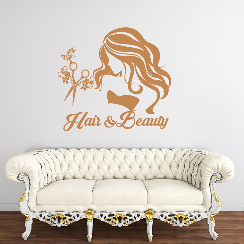 Adhésif décoratif pour cheveux et salon de beauté, Brun pâle