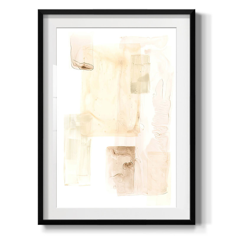 Liquide chiffon II - imprimé encadré, H 25,5 po x l 17,5 po, Noir