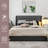 Arleine Upholstered Linen Blend Bed with Drawers-1554513933