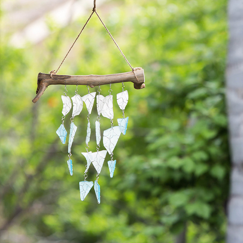 Raindrop Mobile with Wire Art